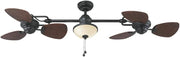 View Harbor Breeze Twin Breeze II 74" Outdoor Ceiling Fan, Bronze image 1