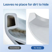 View 21Toilet, Elongated Toilets for Bathrooms, Two-Piece Toilet with Soft Close Seat, 1.28 Siphonic Flush Toilet with Universal Height ADA Cotton White image 5