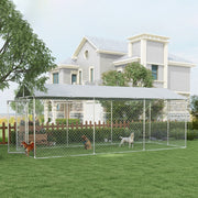 View PawHut 19.7' x 7.5' x 7.5' Outdoor Dog Kennel W/ Waterproof Roof image 1