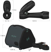 View Reverse-Air Hair Dryer with Hair Clips �� Black image 3