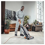 View Hoover Commercial HushTone Upright Vacuum Cleaner, 15 inches with Intellibelt, For Carpet and Hard Floors, CH54115, Gray image 6