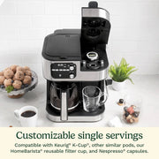 View Coffeemaker 4-In-1 Coffee Center Barista Machine image 5