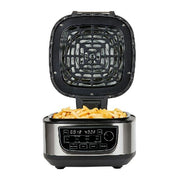 View PowerXL Grill Air Fryer Combo Plus 6 QT 12 in 1 Indoor Slow Cooker, Roast, Bake, 1550 Watts, Stainless Steel Finish : Home & Kitchen image 4