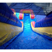 View 20ft High Dual Lane Inflatable Water Slide with Pool wetdry image 3