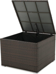 View Samoa Multibrown Wicker Storage Box image 3