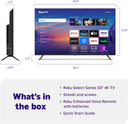 View Roku 50" Select Series 4K HDR Smart TV with Voice Remote image 5