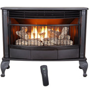 View Procom Vent less Dual Fuel Gas Stove - 25,000 BTU, Remote Control, Black Finish - Model# QNSD250RT image 1