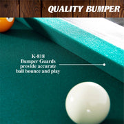 View Barrington Billiard 84" Arcade Pool Table with Bonus Dartboard Set, Green image 3
