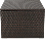 View Samoa Multibrown Wicker Storage Box image 1