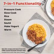 View Instant Pot Duo 6 Qt Electric Pressure Cooker 7 In 1 with Easy Release Steam Switch image 3