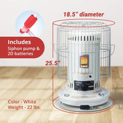 View 23,500 BTU Indoor Outdoor Convection Kerosene Heater, 2 Pack image 2