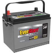 View EverStart Platinum AGM Automotive Battery, Group Size 24F 12 Volt, 750 CCA - MadeInUSA image 1