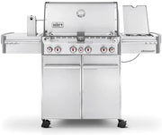 View Weber 7170001 Summit S-470 4-Burner Liquid Propane Grill, Stainless Steel 580-Square Inch image 1