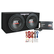 View 12�测�� 1200W Dual Car Subwoofer Package with Amplifier & Installation Kit image 1