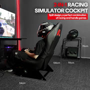 View RACGTING Racing Simulator Cockpit, Foldable Seat, Logitech/Thrustmaster image 4