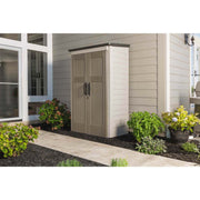 View Rubbermaid Outdoor Storage Shed, 52 Cu.Ft., Weather-Resistant, Lockable Doors image 4