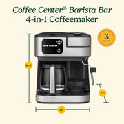 View Coffeemaker 4-In-1 Coffee Center Barista Machine image 2