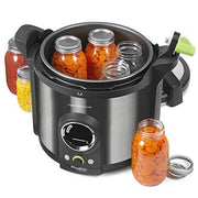 View 12Qt Digital Canner, Black Stainless image 3