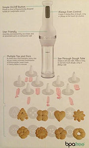 View Cuisinart Electric Cookie Press CCP 20 (White): Home & Kitchen image 2