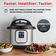 View Instant Pot Duo 6 Qt Electric Pressure Cooker 7 In 1 with Easy Release Steam Switch image 2