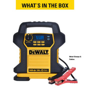 View DW 1400 Peak Amp Portable Car Jump Starter with Digital Compressor image 4