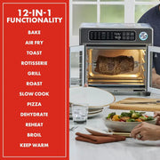 View Emeril Lagasse 26 QT Extra Large Air Fryer, Convection Toaster Oven with French Doors, Stainless Steel image 3