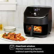 View Instant Vortex Plus 6QT ClearCook Air Fryer, Clear Windows, Custom Program Options, 6-in-1 Functions, Crisps, Broils, Roasts, Dehydrates, Bakes, Reheats, from the Makers of Instant Pot, Black image 4